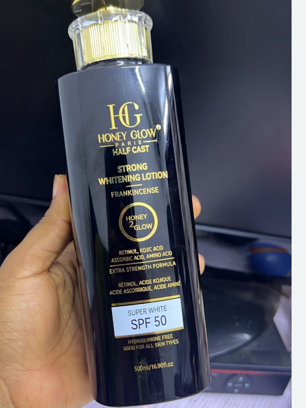 Honey Glow Lotion ready for shipping